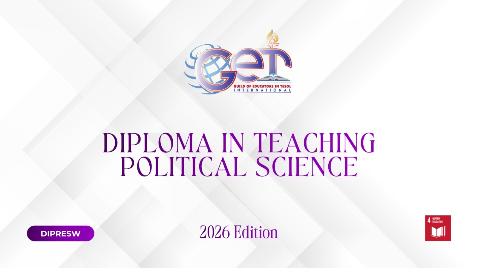 Diploma in Teaching Political Science (2026)