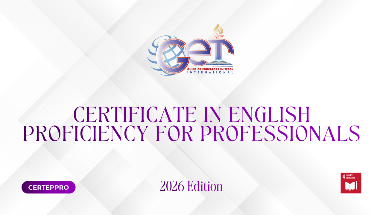 Certificate in English Proficiency for Professionals (2026)