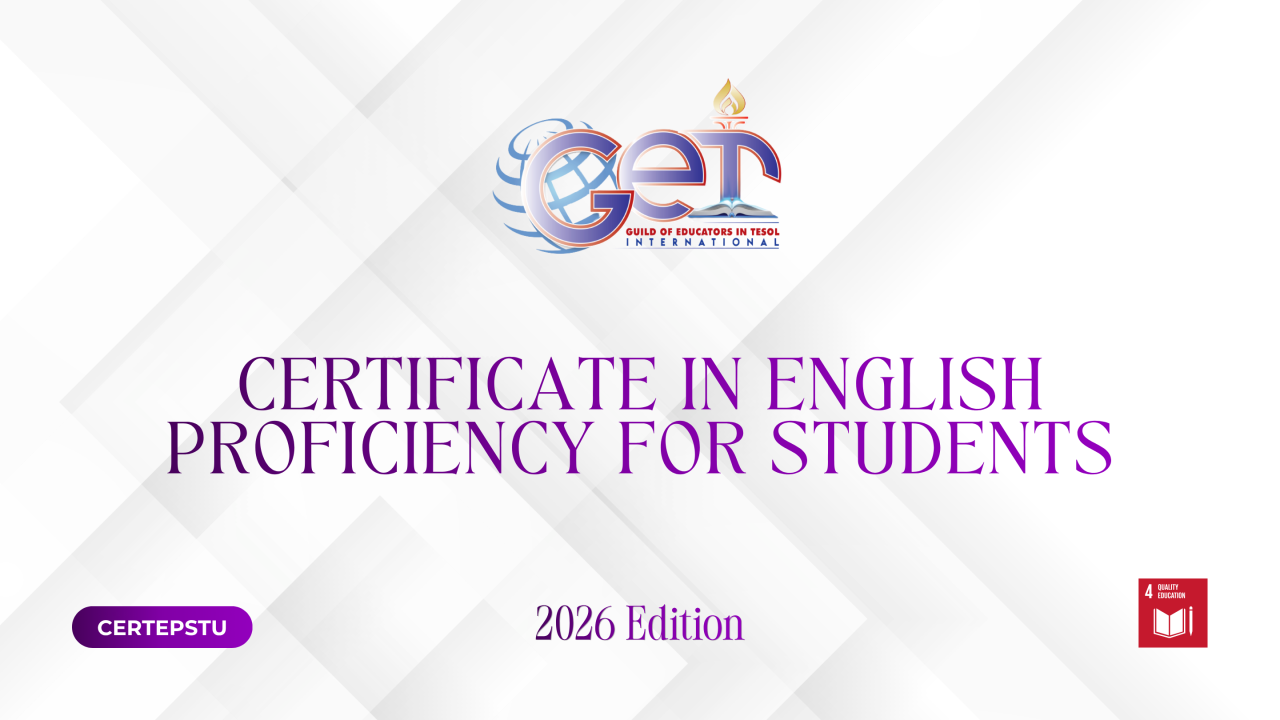 Certificate in English Proficiency for Students (2026)