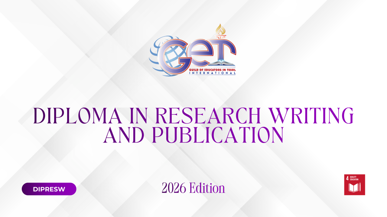 Diploma in Research Writing and Publication (2026)